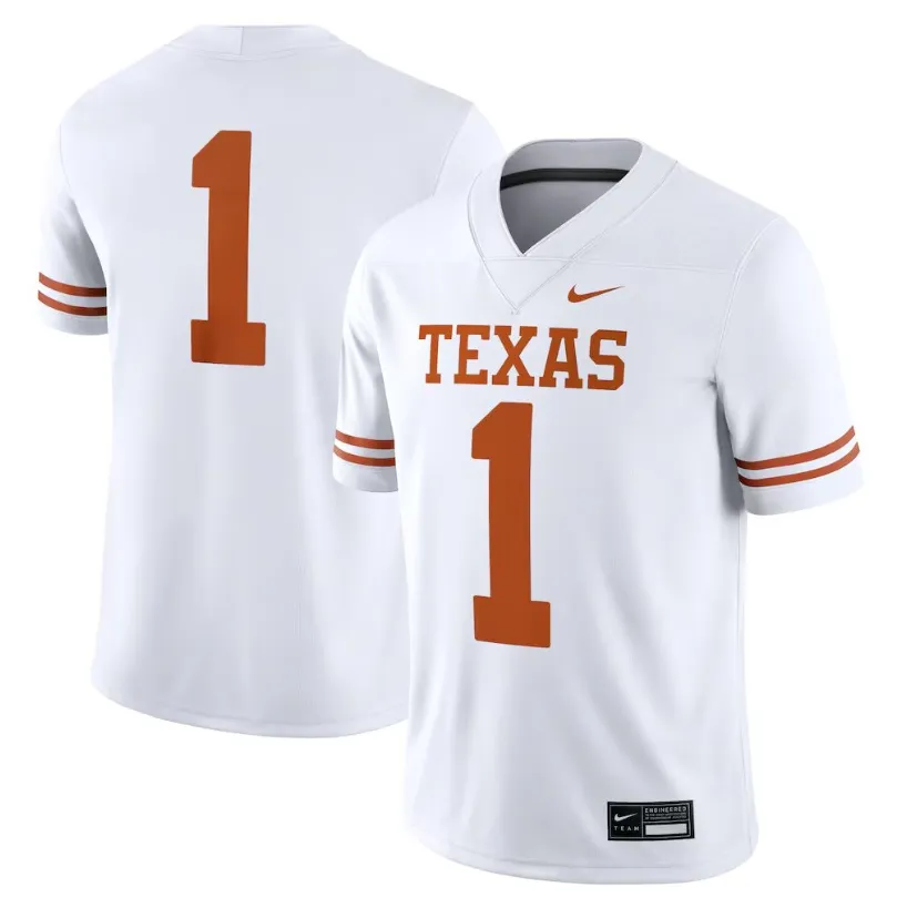1 Texas Longhorns - White