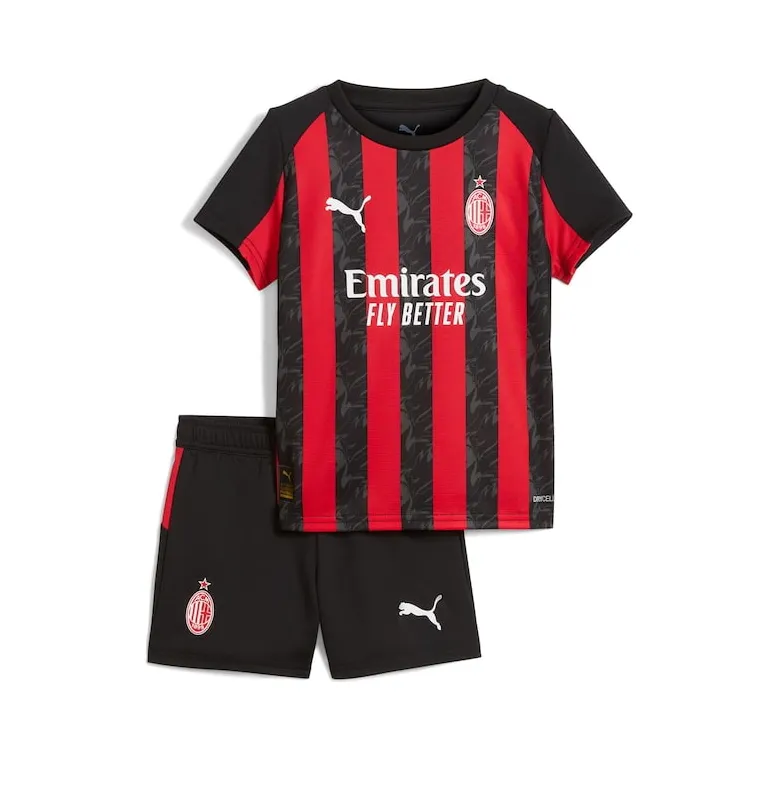 Ac Milan Domicile 2025/26 Junior Kit