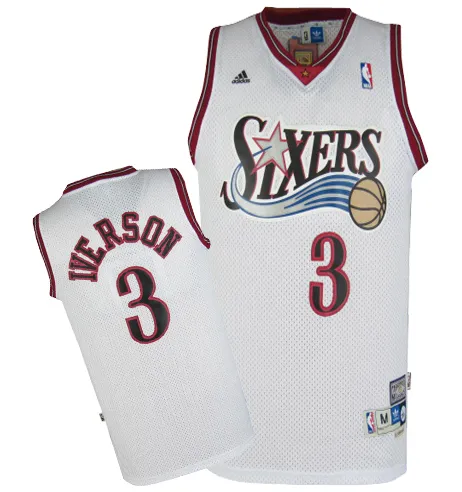 Allen Iverson Philadelphia 76ers [blanc]