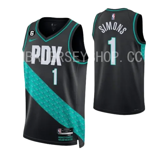 Anfernee Simons Portland Trail Blazers 2022/23 - City