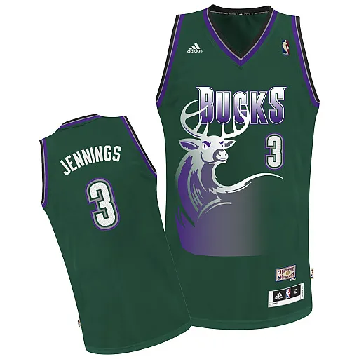 Brandon Jennings Milwaukee Bucks [retro]