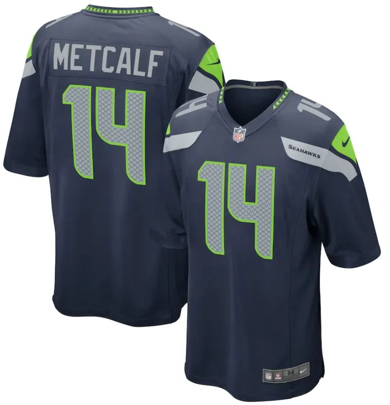 D.k. Metcalf Seattle Seahawks - Navy