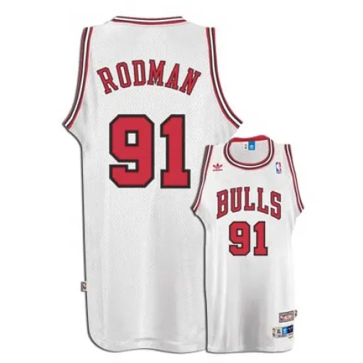 Dennis Rodman Chicago Bulls [blanc]