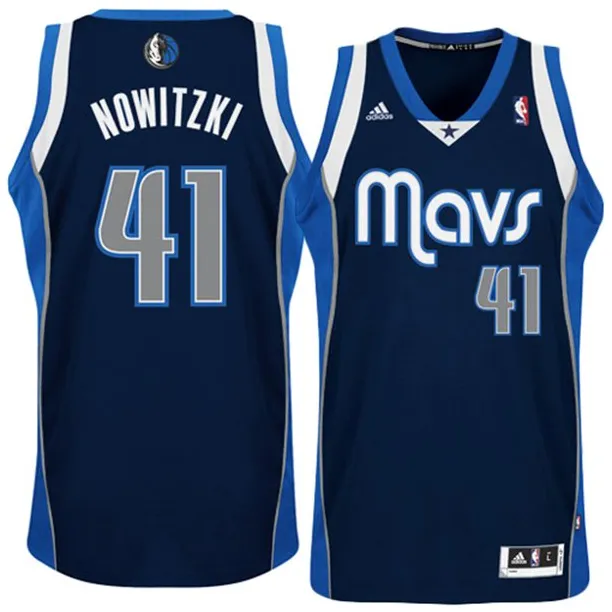 Dirk Nowitzki Dallas Mavericks [bleu Foncé]