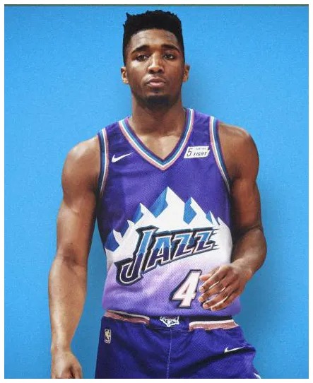 Donovan Mitchell Utah Jazz - Retro