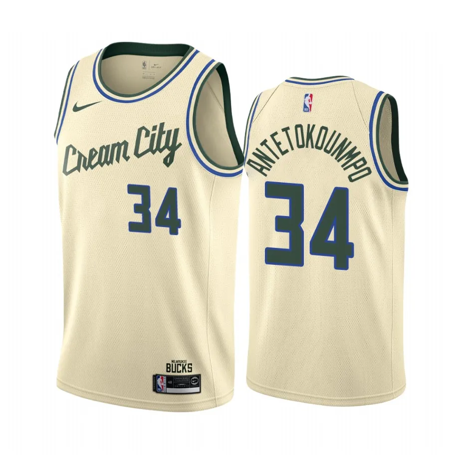 Giannis Antetokounmpo Milwaukee Bucks 2019/20 - City Edition
