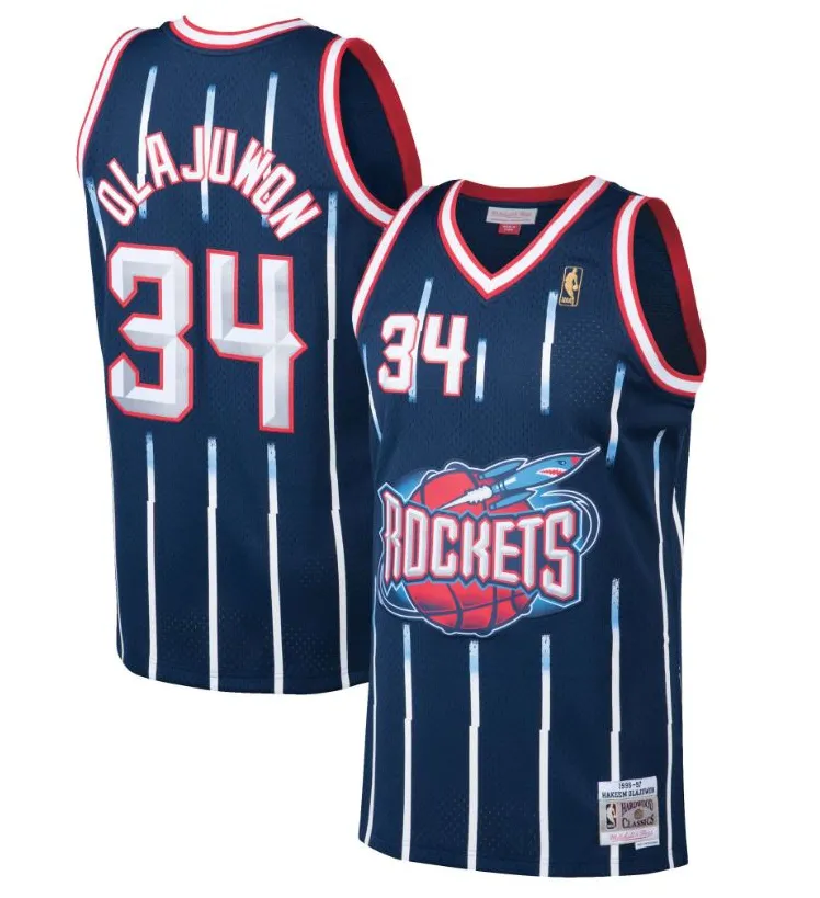 Hakeem Olajuwon Houston Rockets - Hardwood Classics