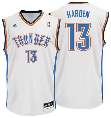 James Harden Oklahoma City Thunder [blanc]