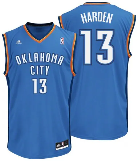 James Harden Oklahoma City Thunder [bleu]