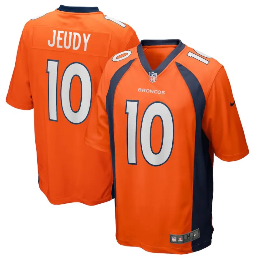 Jerry Jeudy Denver Broncos - Orange