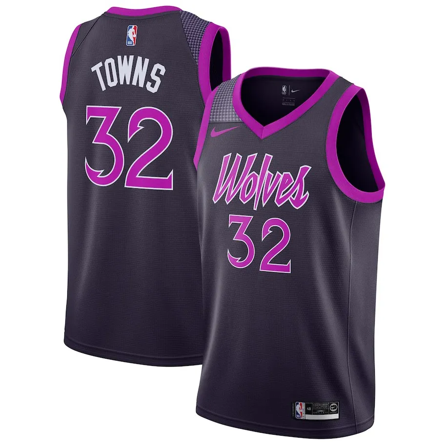 Karl-anthony Towns Minnesota Timberwolves 2018/19 - City Edition