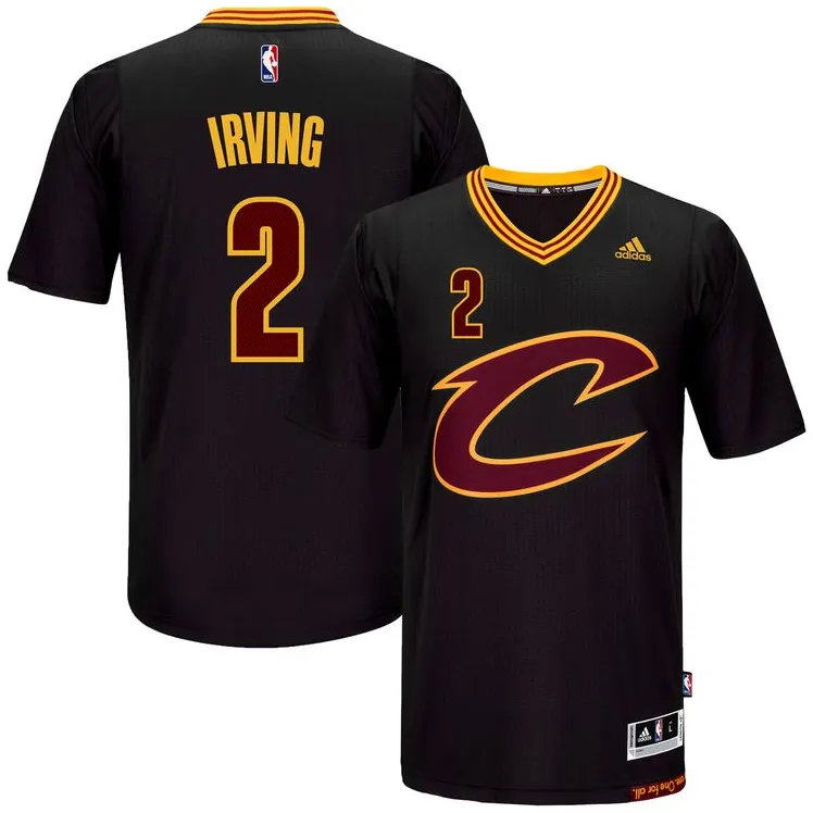 Kyrie Irving Cleveland Cavaliers - Black Sleeve Swingman