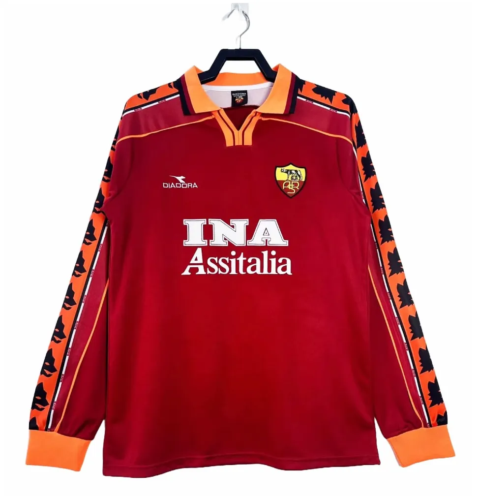 Maillot As Roma Domicile 1998/99 Ml