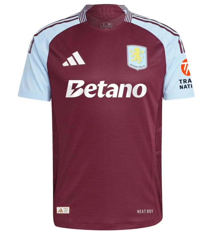 Maillot Aston Villa Domicile 2024/25 - Authentic