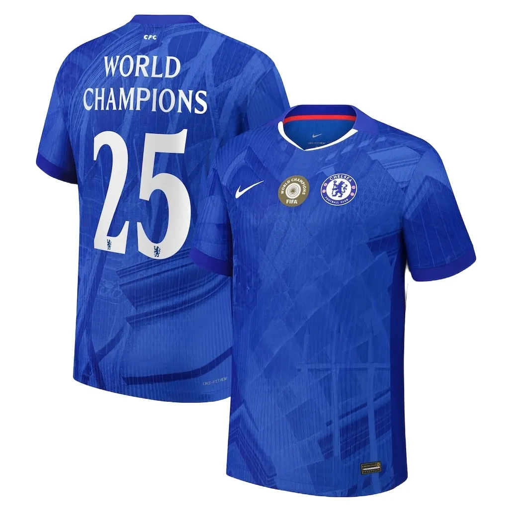 Maillot Chelsea Domicile 2025/26 Coupe World Champions 25 - Authentic