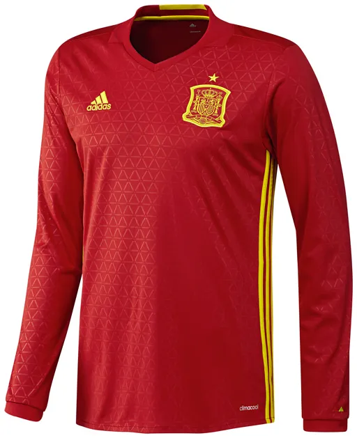 Maillot Espagne Domicile Euro 2016 Ml