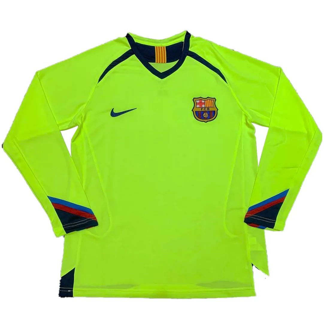 Maillot Fc Barcelona Extérieur 2005/06 Ml