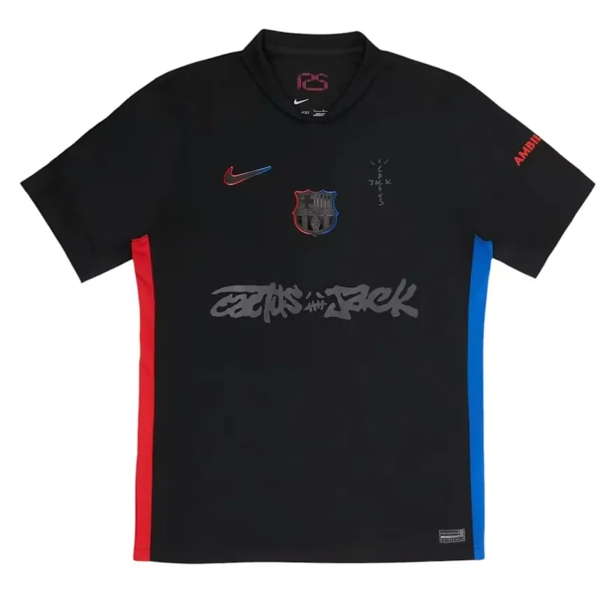 Maillot Fc Barcelona Extérieur Travis Scott 2024/25 - Authentic
