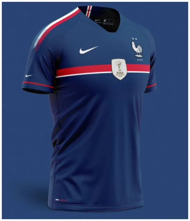 Maillot France Domicile 2020/21 - Concept