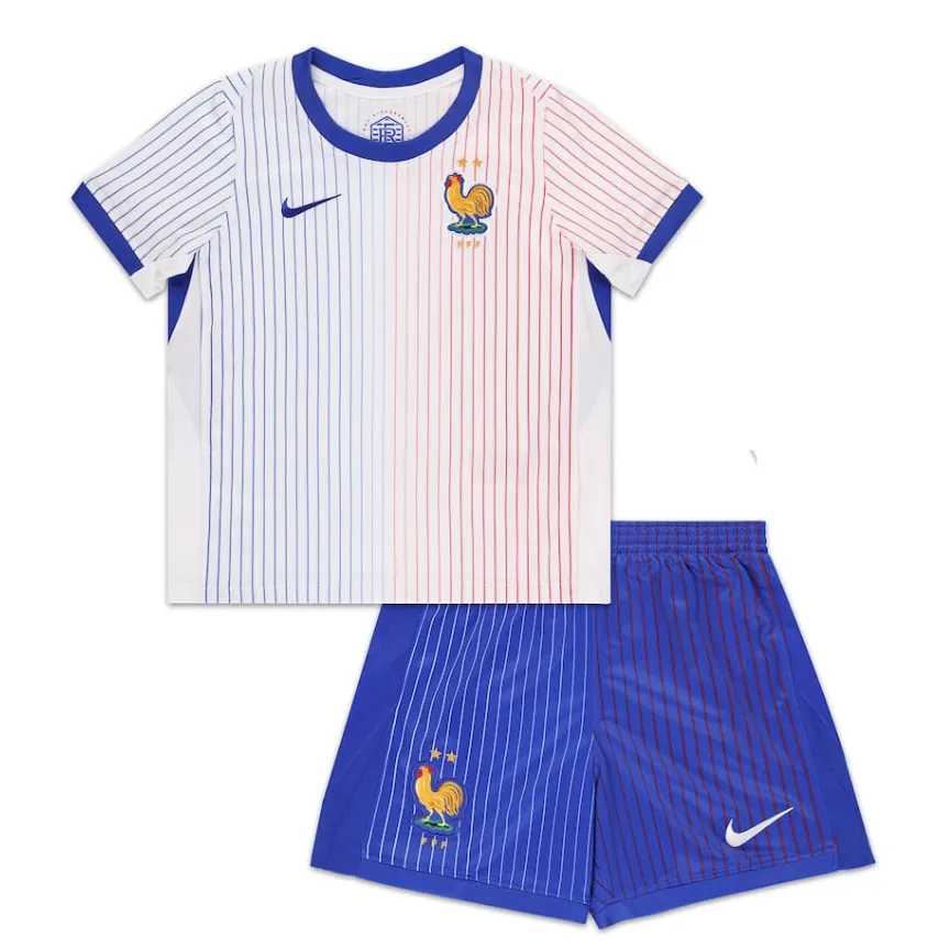 Maillot France Extérieur 2024 Junior Kit