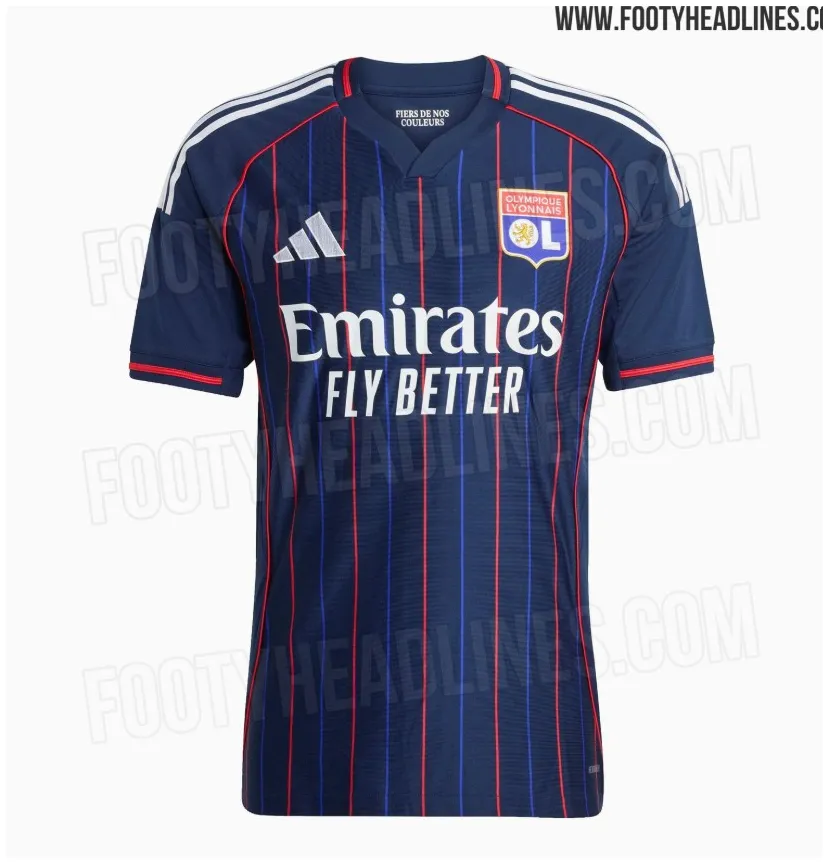 Maillot Olympique Lyonnais Extérieur 2025/26 - Authentic