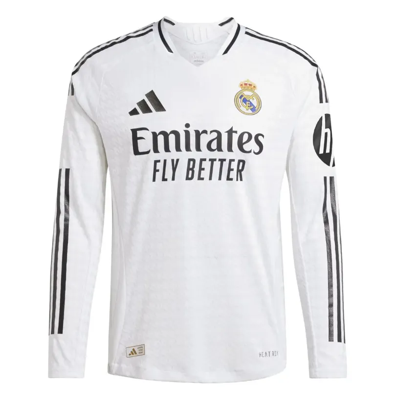 Maillot Real Madrid Domicile 2024/25 Ml - Authentic