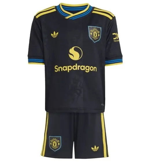 Manchester United Third 2025/26 Junior Kit