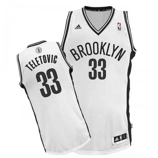 Mirza Teletovic Brooklyn Nets -blanc