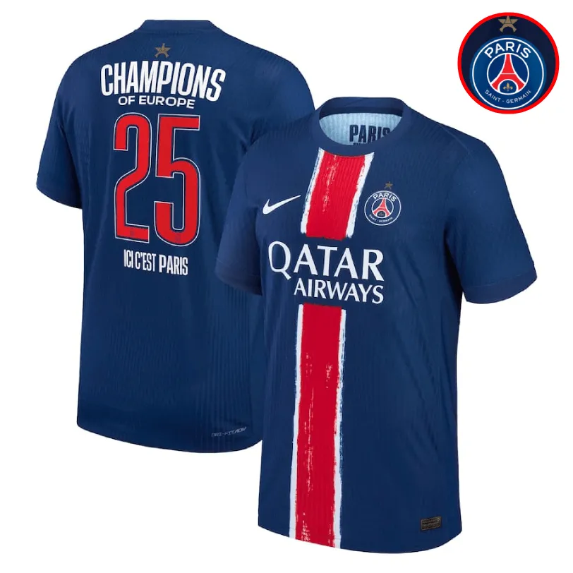 Psg Champions Of Europe 2025 - Authentic
