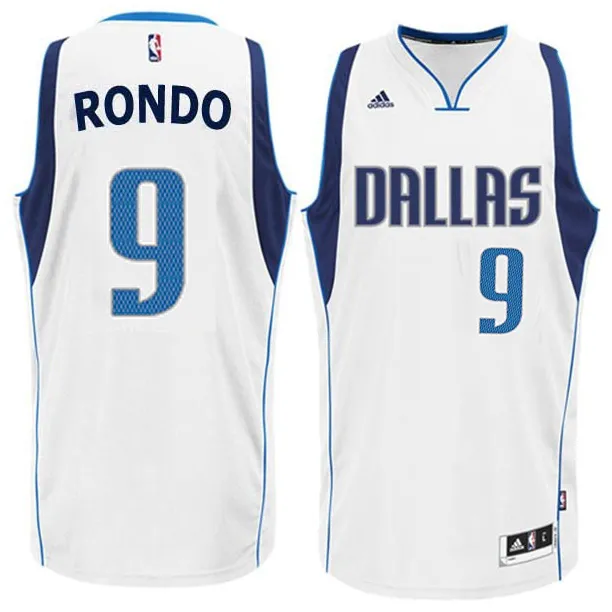 Rajon Rondo Dallas Mavericks - Blanc