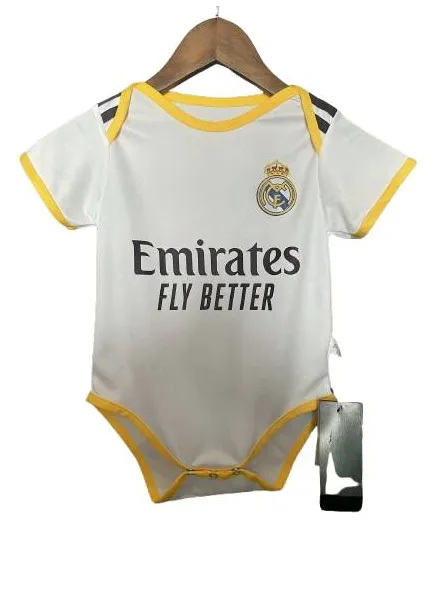 Real Madrid Domicile 2025 Body Bébé