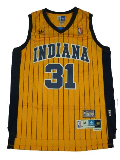 Reggie Miller Indiana Pacers [jaune]
