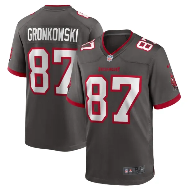 Rob Gronkowski Tampa Bay Buccaneers - Pewter