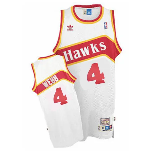 Spud Webb Atlanta Hawks [blanc]