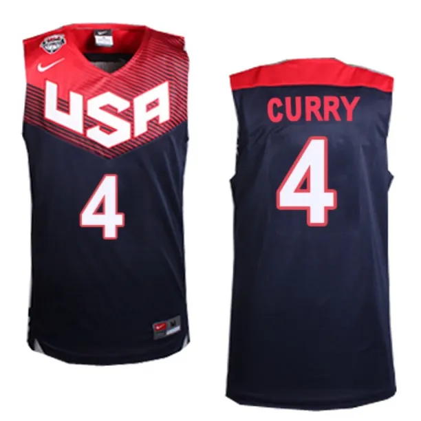 Stephen Curry Usa 2014 - Bleu