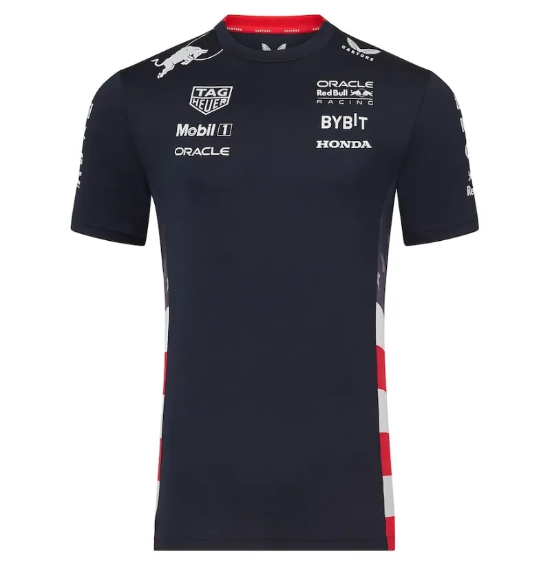 T-shirt Équipe Oracle Red Bull Racing 2024 Team Usa