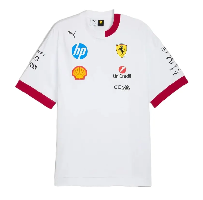 T-shirt Équipe Scuderia Ferrari 2025