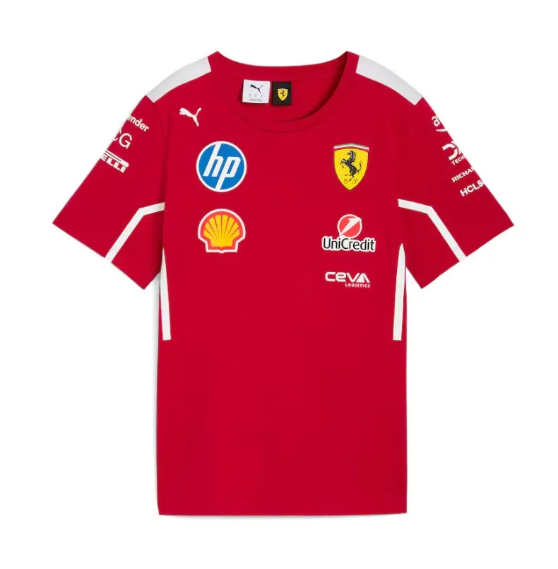 T-shirt Équipe Scuderia Ferrari 2025