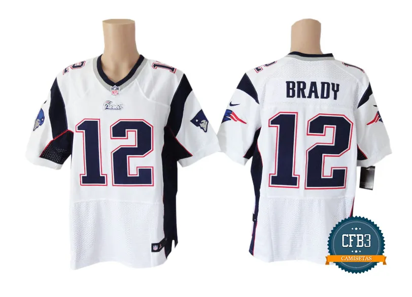 Tom Brady New England Patriots - White