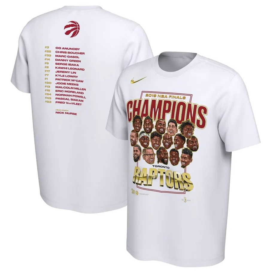 Toronto Raptors T-shirt - 2019 Nba Champions