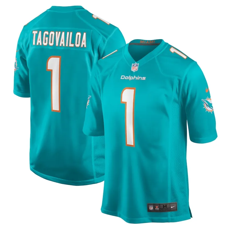 Tua Tagovailoa Miami Dolphins - Aqua