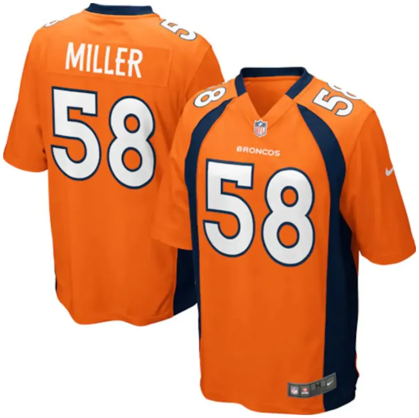 Van Miller Denver Broncos - Orange