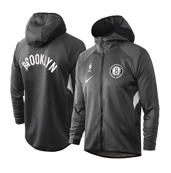 Veste Zippé à Capuche Brooklyn Nets - Black