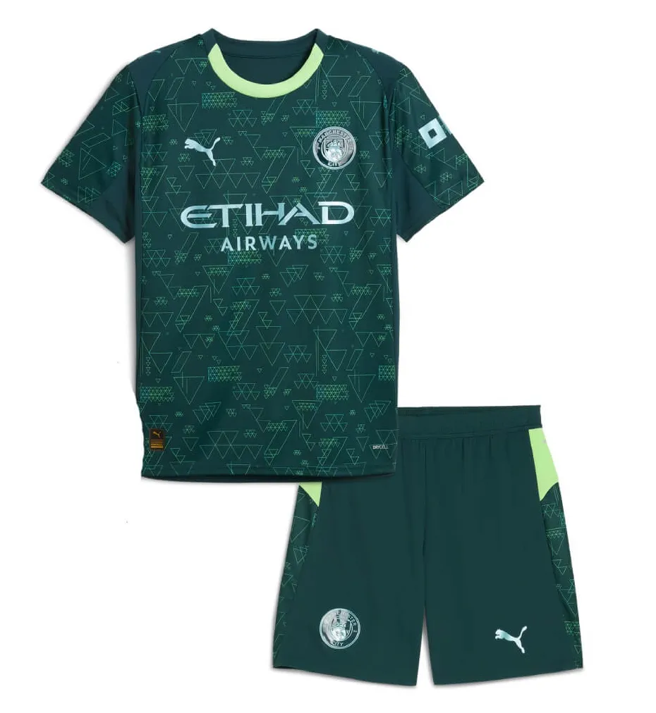 Manchester City Fourth 2025/26 Junior Kit
