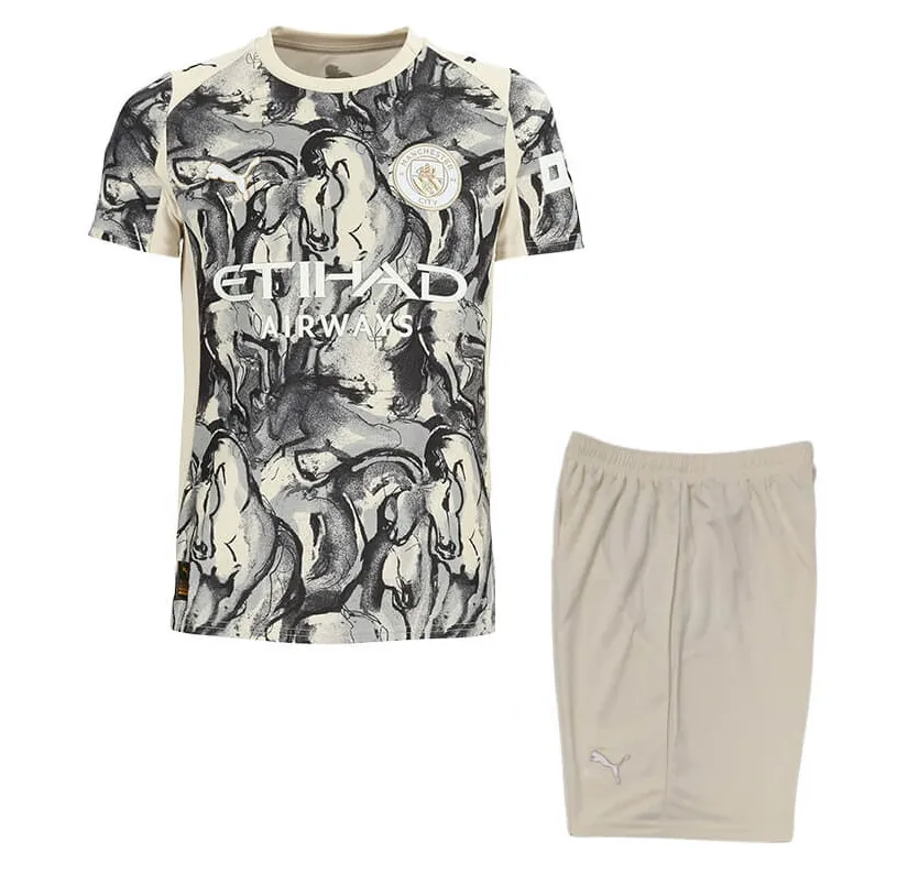 Manchester City Année Du Cheval 2025/26 Kit Junior
