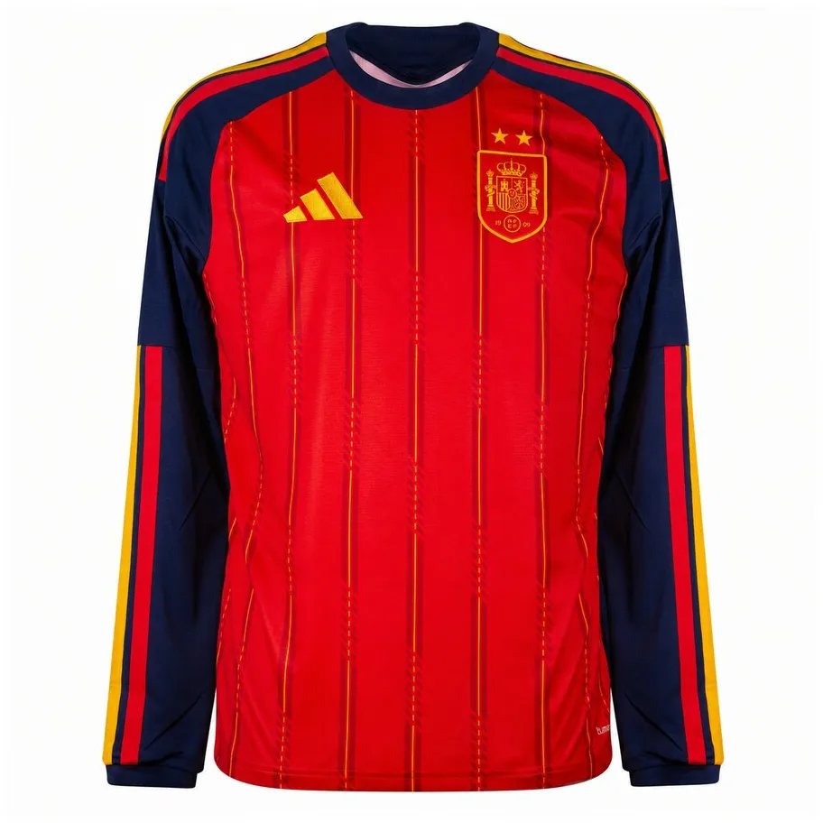 Maillot Espagne Domicile 2026 Ml - 2 Étoiles