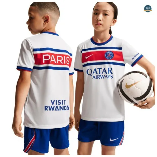 Maillot PSG Enfant Dri-FIT Domicile Avant-Match Blanc 2026/27