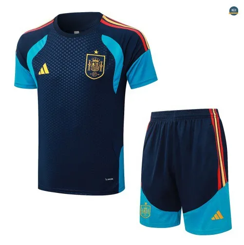 Maillot Training Foot Espagne + Shorts 2026/27 Bleu Marine
