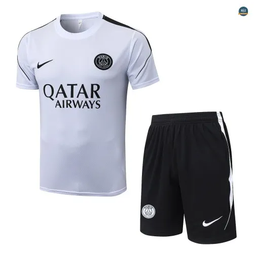 Maillot Training Foot PSG + Shorts 2026/27 Blanc