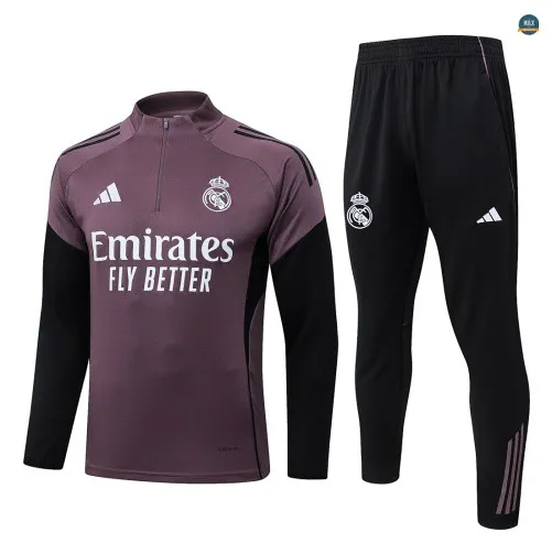 Survetement Enfant foot Real Madrid 2026/27 Gris/Violet